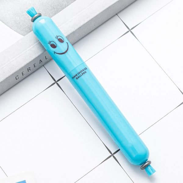 Plastic Sausage Shape Balloint Pen with Custom Logo - Image 4