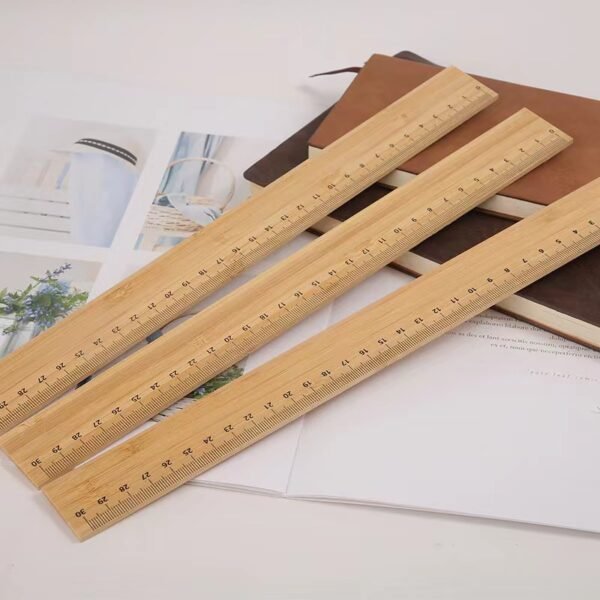 Natural Eco-friendly Bamboo Ruler 12 inches - 图片 4