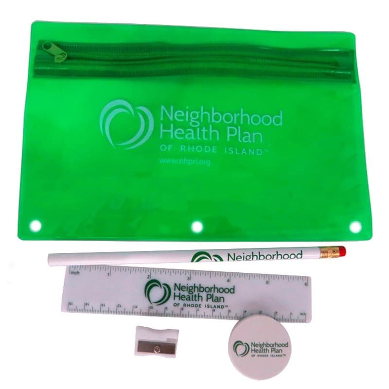 PVC Pen Pouch Stationery Set - Image 4