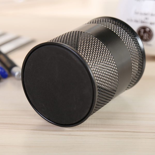 Metal Industrial Style Cylindrical Pen Holder - 图片 4
