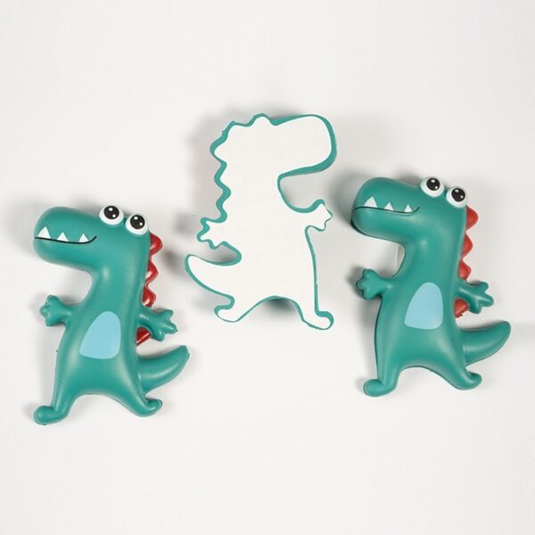Squishy Small Dinosaur Stress Ball Refrigerator Sticker - 图片 4