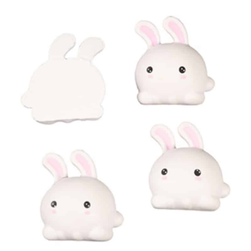 Squishy Rabbit Stress Ball Refrigerator Sticker - 图片 4