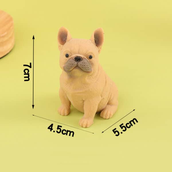 Sitting Bulldog Squishy Stress Ball - 图片 4