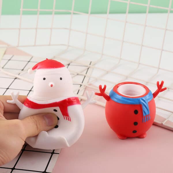 Snowman Squishy Stress Ball - 图片 4