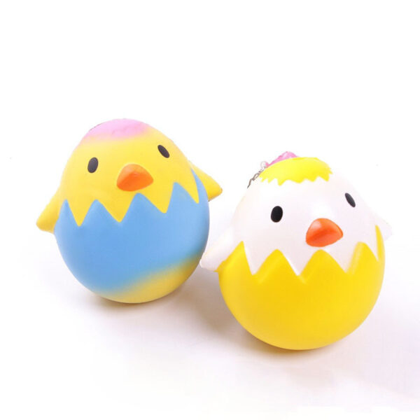 Slow Rebound Cracked Egg Chick Stress Ball - 图片 4