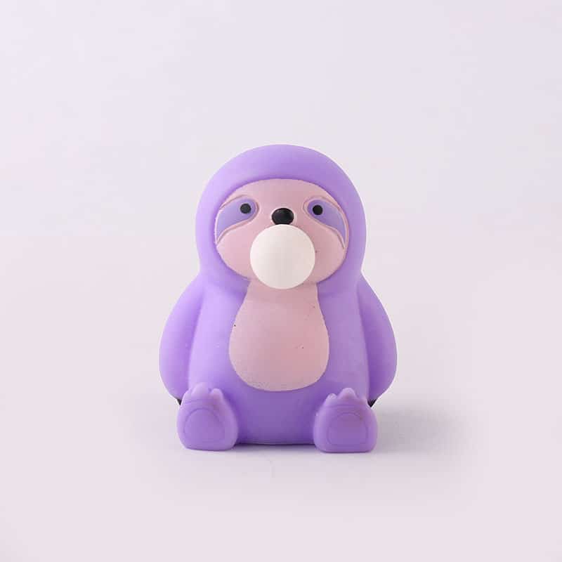 TPR Sloth Bubble Stress Ball - 图片 4