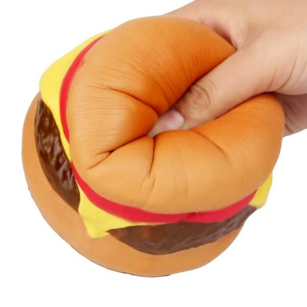 Foam Slow Rebound Cheese Burger Stress Ball - 图片 4