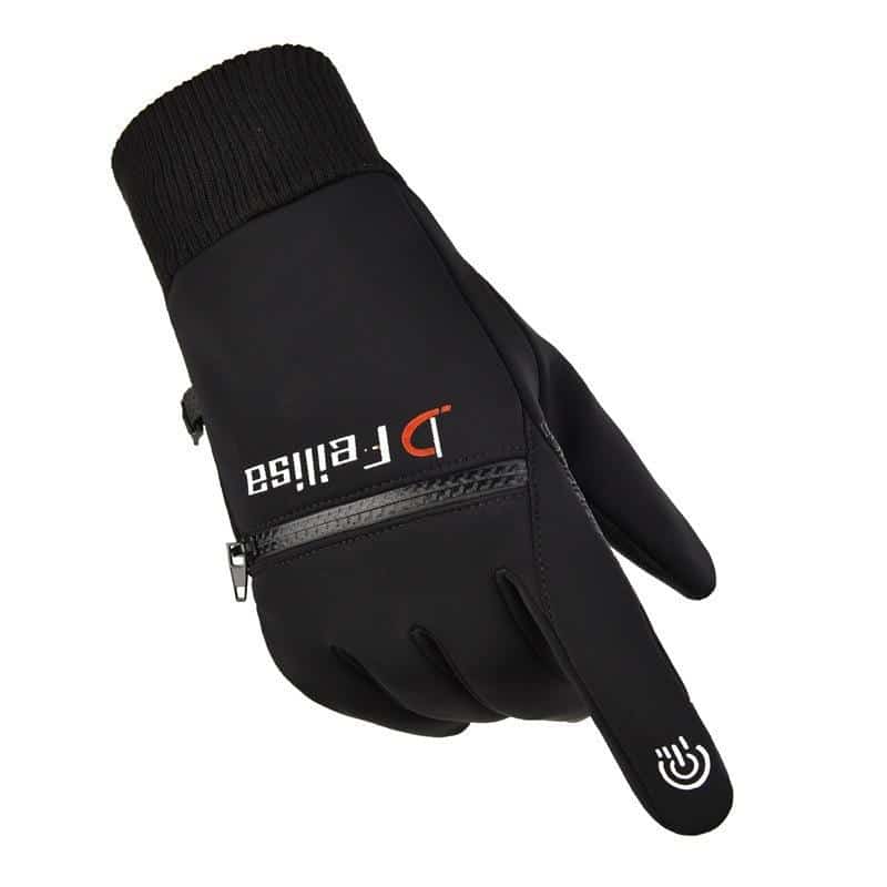 Cycling Ski Windproof Gloves with Pocket Zipper - 图片 4