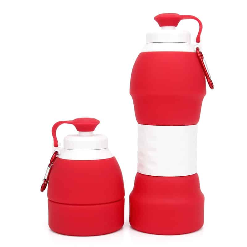 Silicone Folding Mug Travel Sports Water Bottle - 图片 4