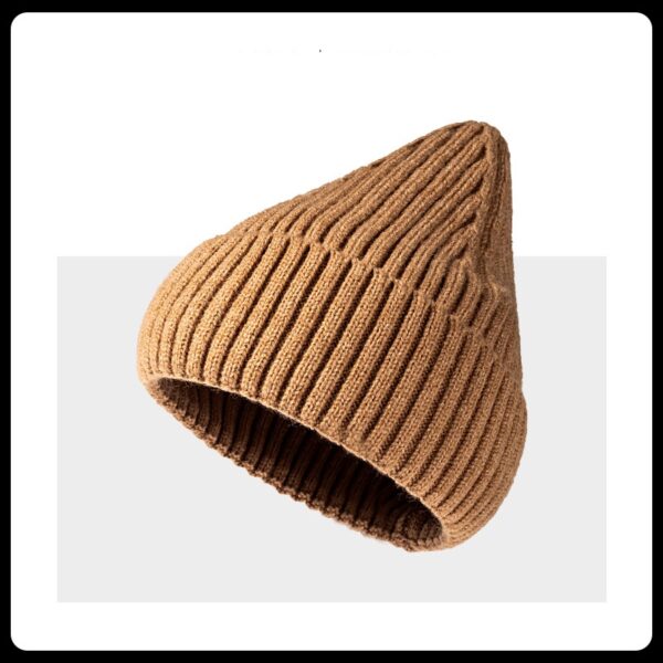 Autumn & Winter New Cotton Cashmere Knit Beanie - 图片 4
