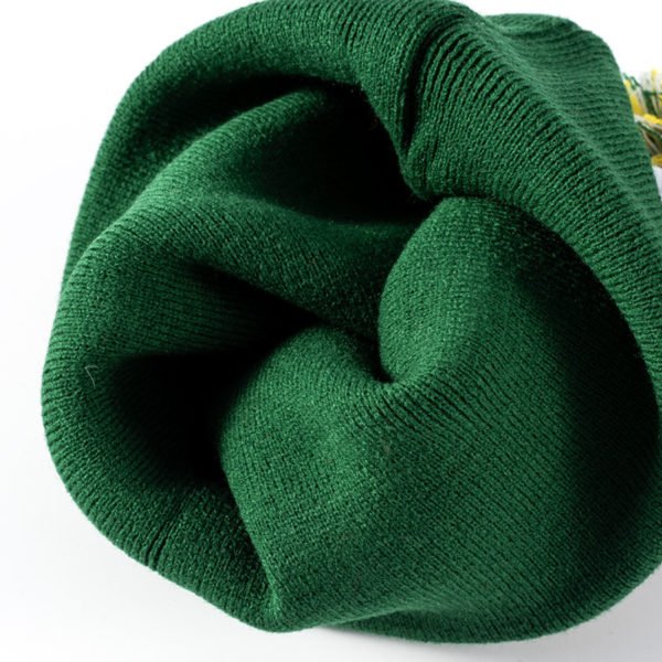 Acrylic Jacquard Hat With Embroidered Logo - 图片 4