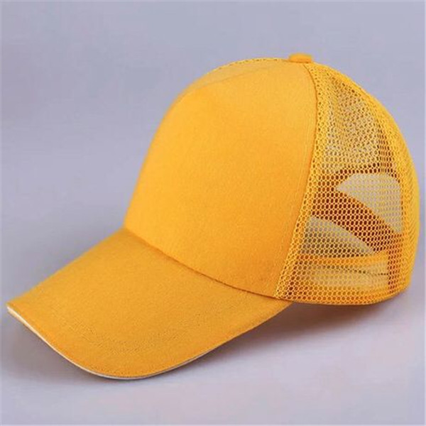 Cotton Mesh Cap Peaked Cap Trucker Cap - 图片 4