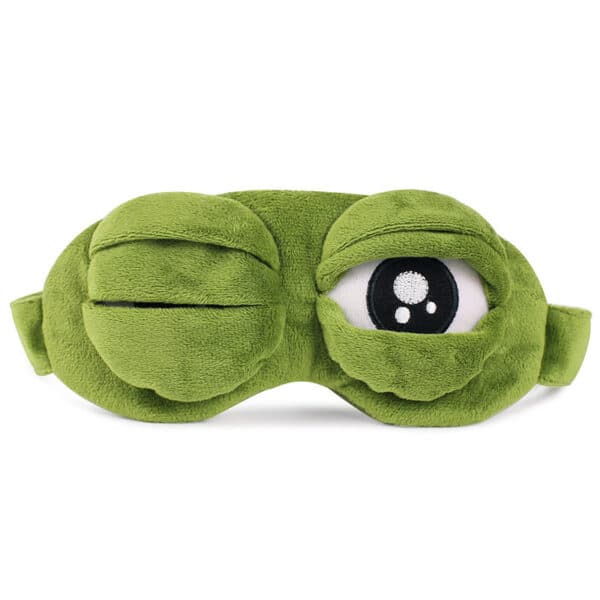 Funny Sad Frog Sleep Mask Eyeshade - 图片 4