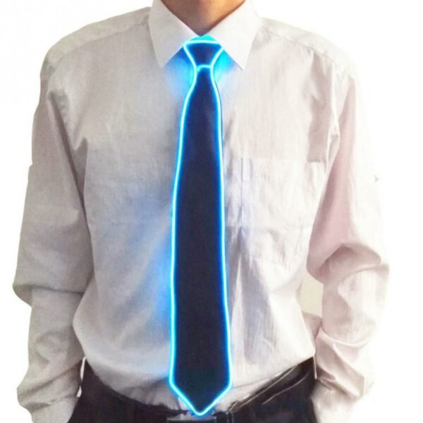 LED Light-up Tie with EL Cold Light Accessories - 图片 4