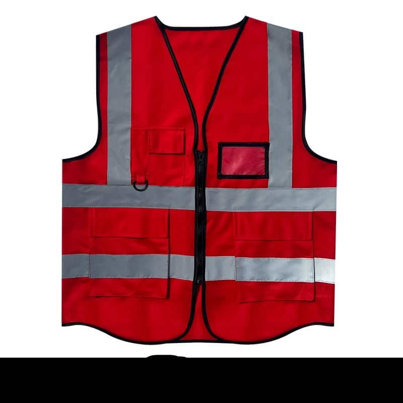 Custom Multi-pocket Reflective Safety Vest - 图片 4