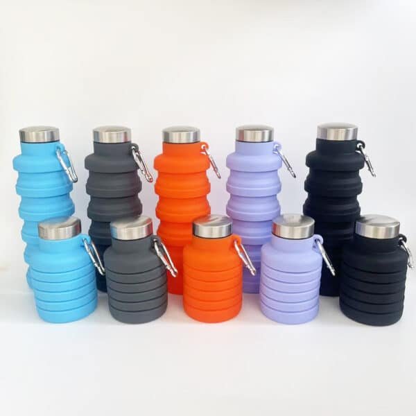 Customized Collapsible Silicone Bottle 17oz - Image 4