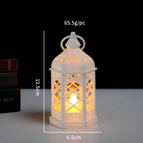 Portable LED Electronic Hexagonal Wind Lamp - 图片 4