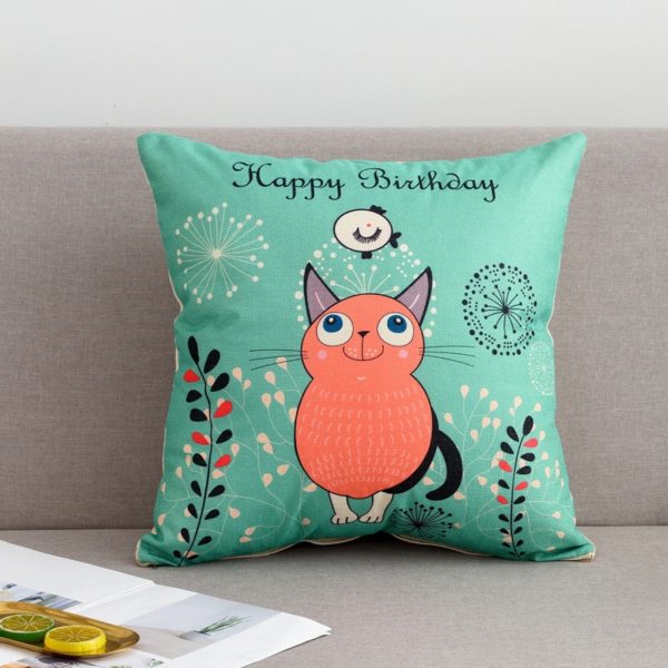 Full Color Customized Throw Pillow - 图片 4