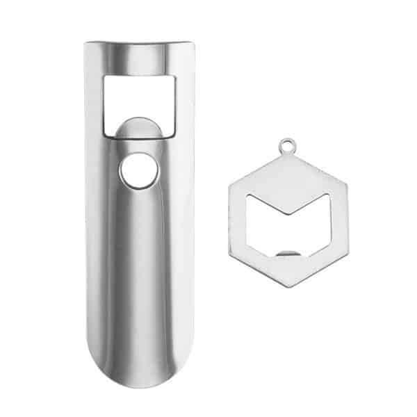 Mirror Polished Integrated Stainless Steel Bottle Opener - 图片 4