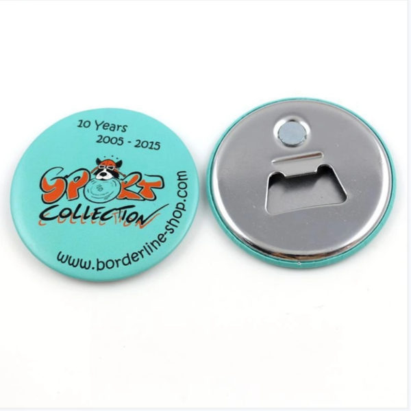 Full Color Bottle Opener Button With Magnet - 图片 4