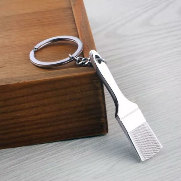 Zinc Alloy Brush Keychain Charm - Image 4
