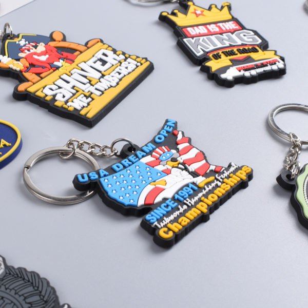 Multicolor Soft Pvc Keychain - Image 4