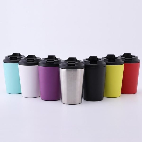 12oz Multi-Color Coffee Stainless Steel Vacuum Bottle - 图片 4