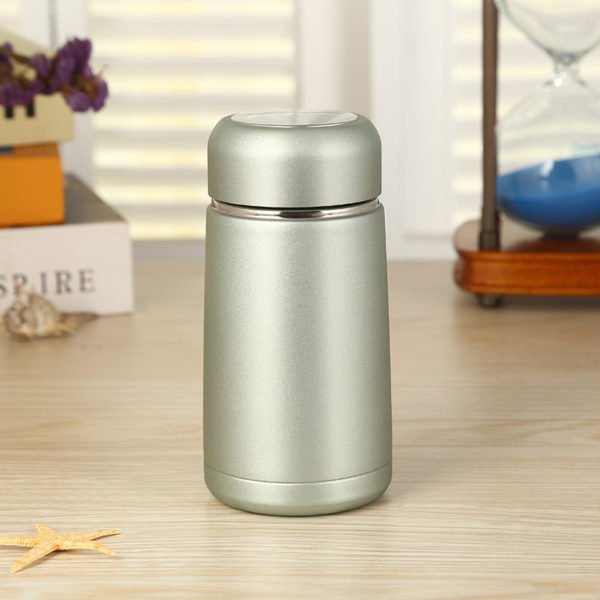 12oz Portable Metallic Stainless Steel Vacuum Bottle - 图片 4