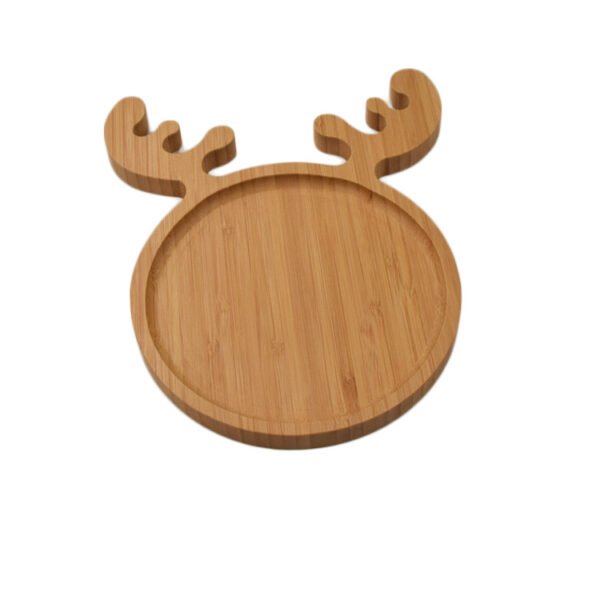 Reindeer Shaped Bamboo Tray - 图片 4