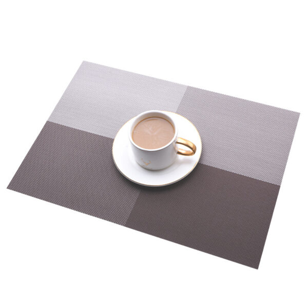 Customized PVC Checked Pattern Insulated Placemat - 图片 4