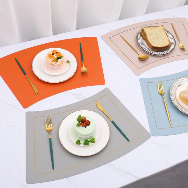 Customized PU Sectorial Insulated Placemat - 图片 4