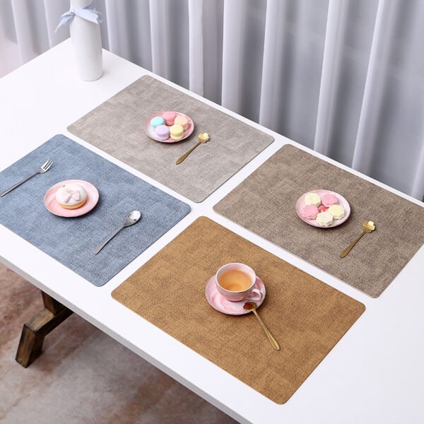 Waterproof PU Leather Insulated Placemat - 图片 4