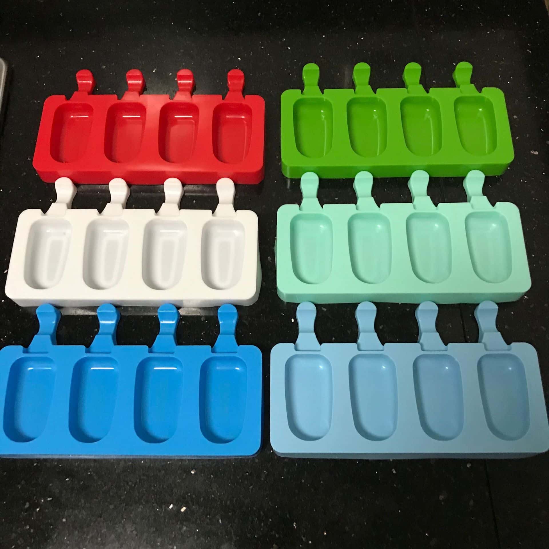 Four-Cavity Silicone Oval Popsicle Mold - 图片 4