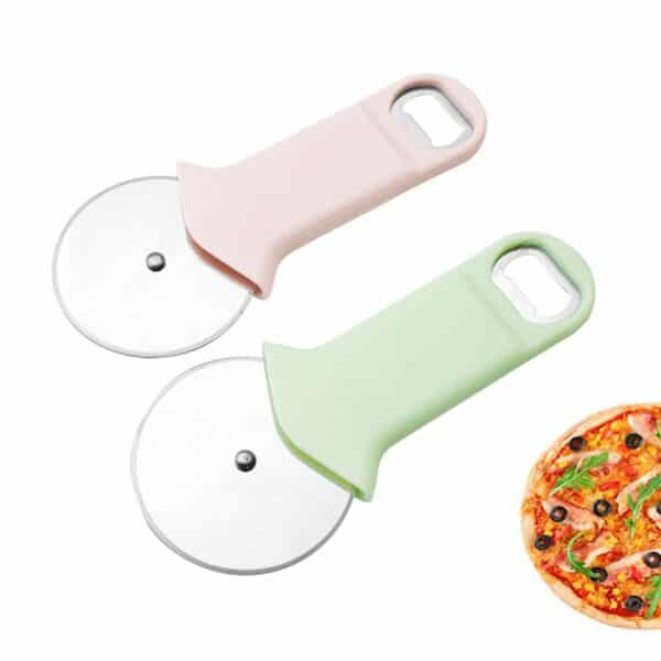 Multipurpose 2-in-1 Pizza Plastic Cutter Wheel Opener - 图片 4