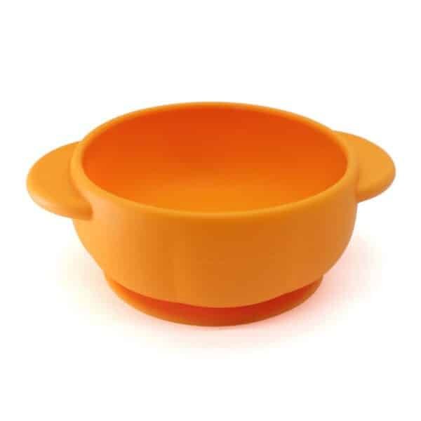 Double Ear Food Grade Silicone Baby Learning Bowl - 图片 4