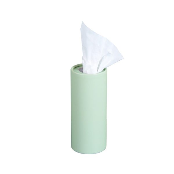 Pure Color Car Tissue Holder With Facial Tissue - 图片 4
