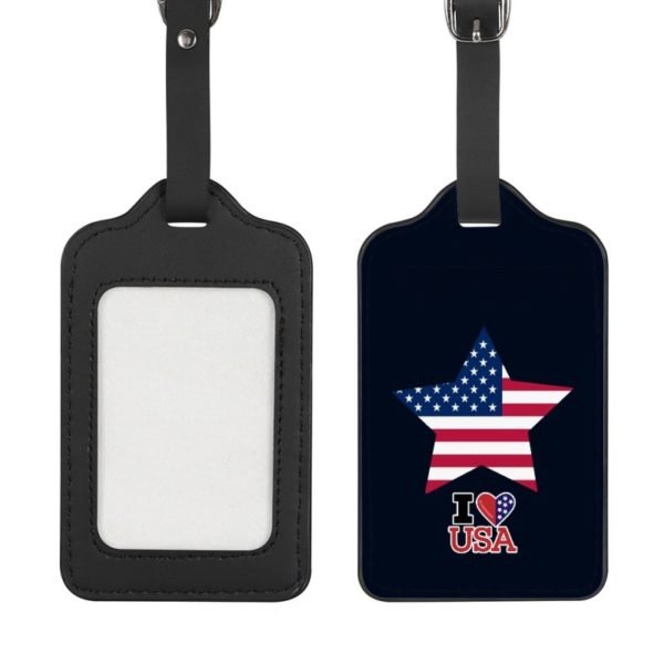PU USA Logo Luggage Tag - Customizable - Image 4