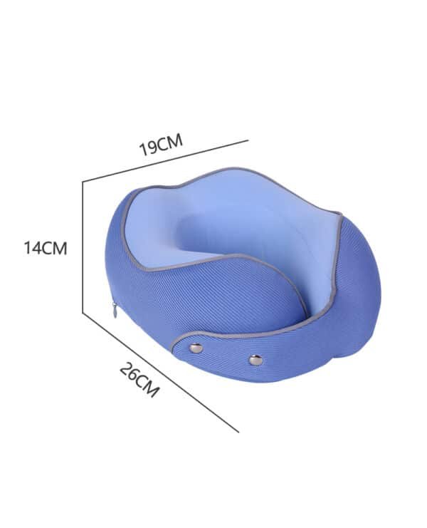 Magnetic Travel Memory Foam Neck Pillow - 图片 4