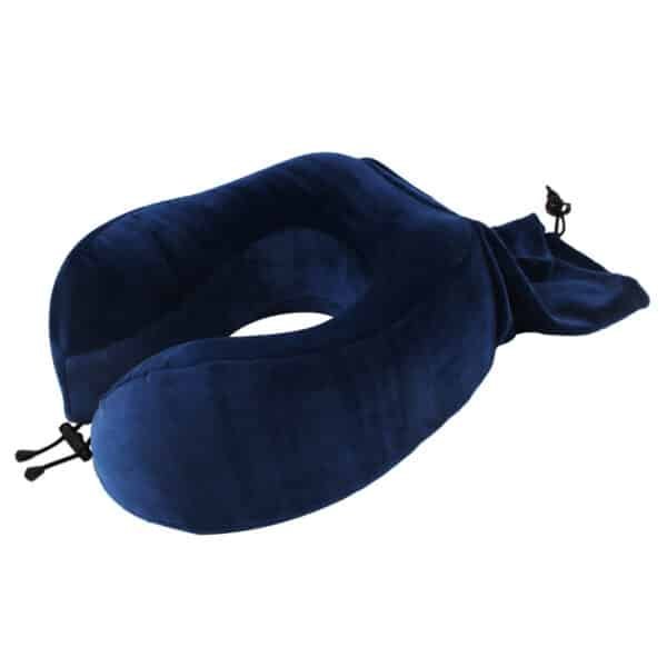 Adjustable Memory Foam Travel Pillow with Storage Pouch - 图片 4