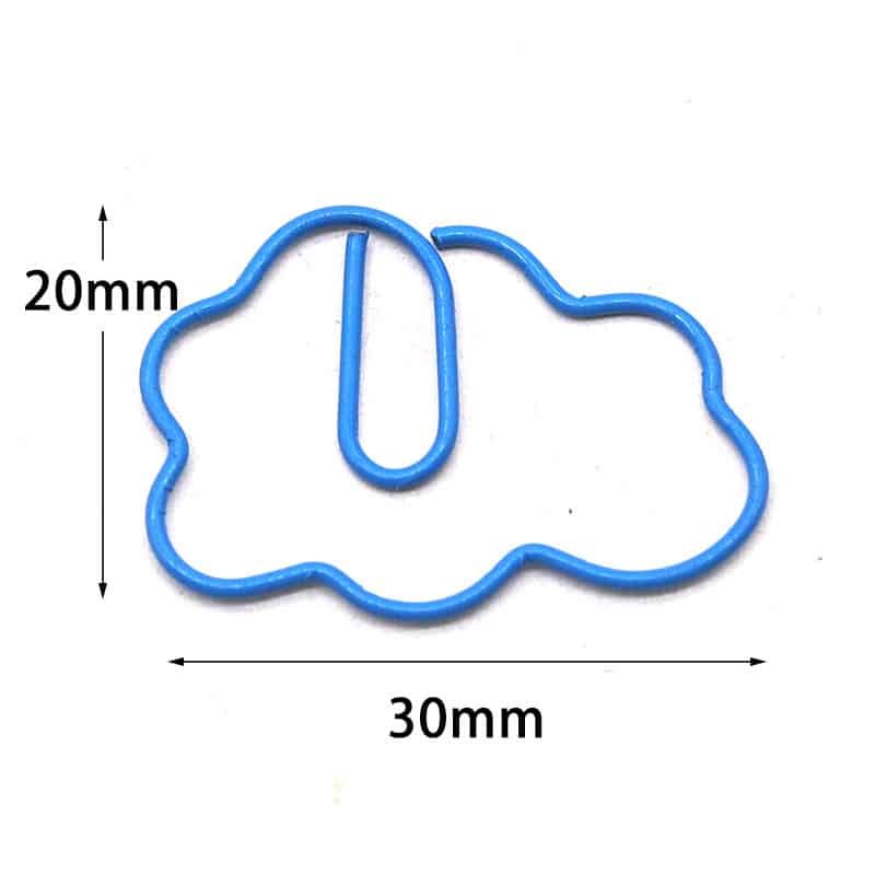 Cute Cloud Shaped Paperclips - Image 4
