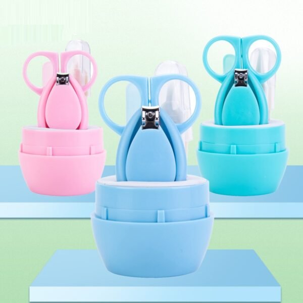 Newborn Baby Anti-Pinch Nail Clipper 4-Piece Set - 图片 4