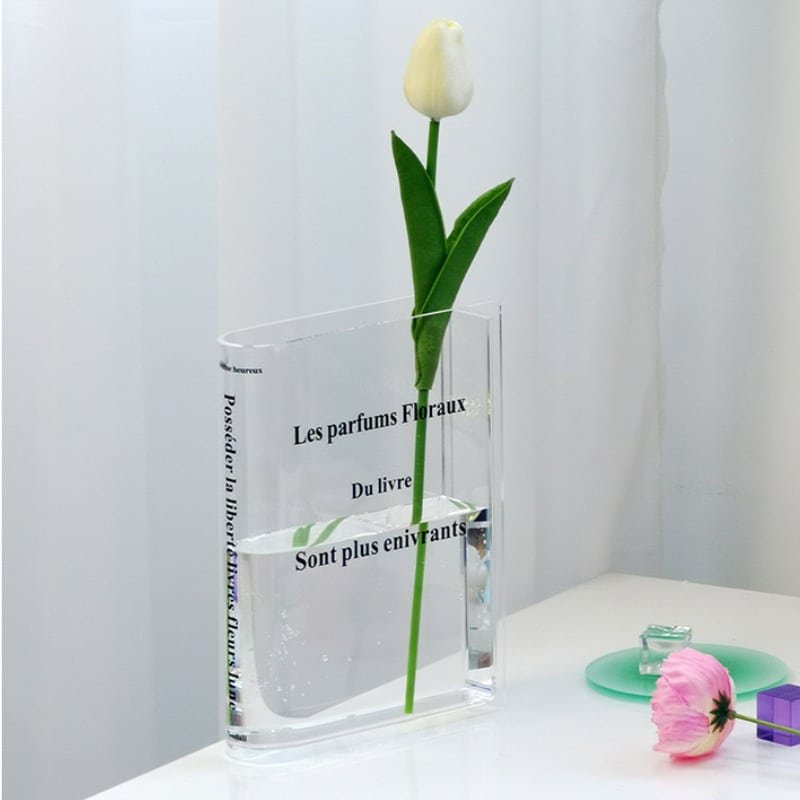 Customized Colorful Acrylic Fishtail Shaped Vase - Image 4