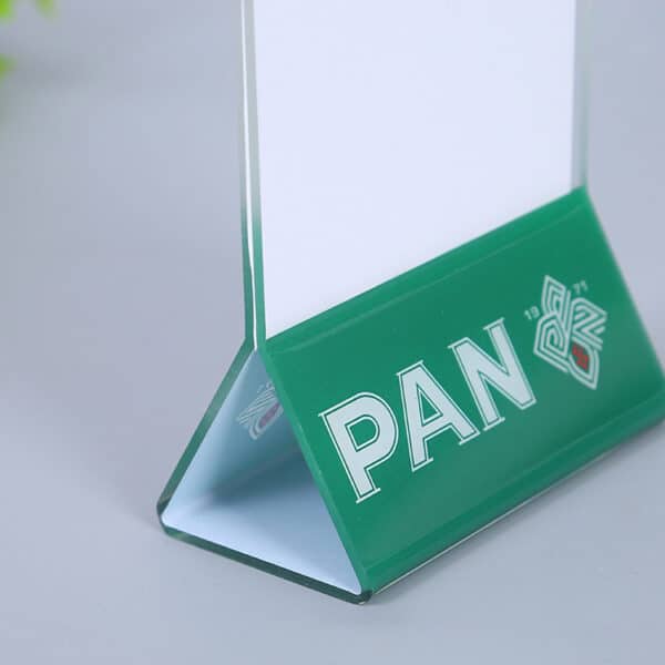 Colored Acrylic Table Tent Menu Holder - 图片 4