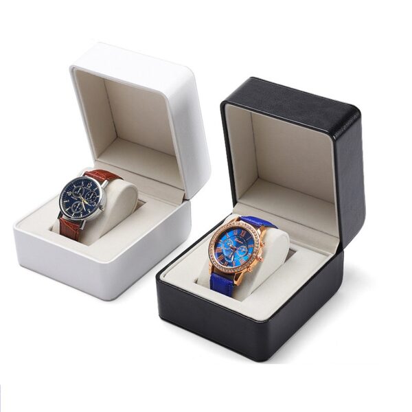Elegance Series PU Leather Watch Box - 图片 4