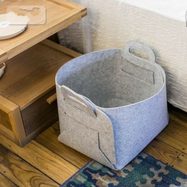 Felt Foldable Storage Basket - Image 4