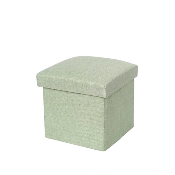 Small Foldable Cotton-Linen Storage Box - 图片 4