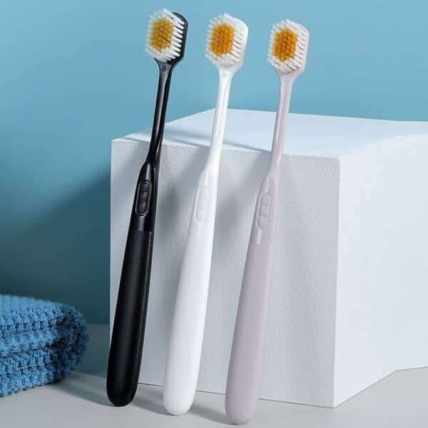 PBT Soft Bristle Toothbrush with Wide Head - 图片 4