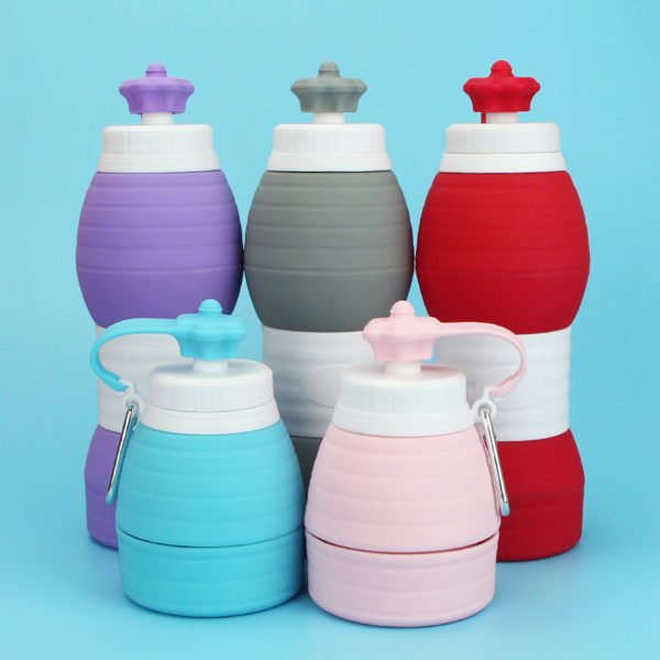 21Oz Star Portable Silicone Folding Bottle - 图片 4