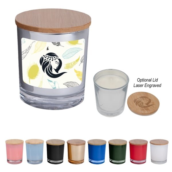 Bamboo Soy Candle With Full Color Label - 图片 4