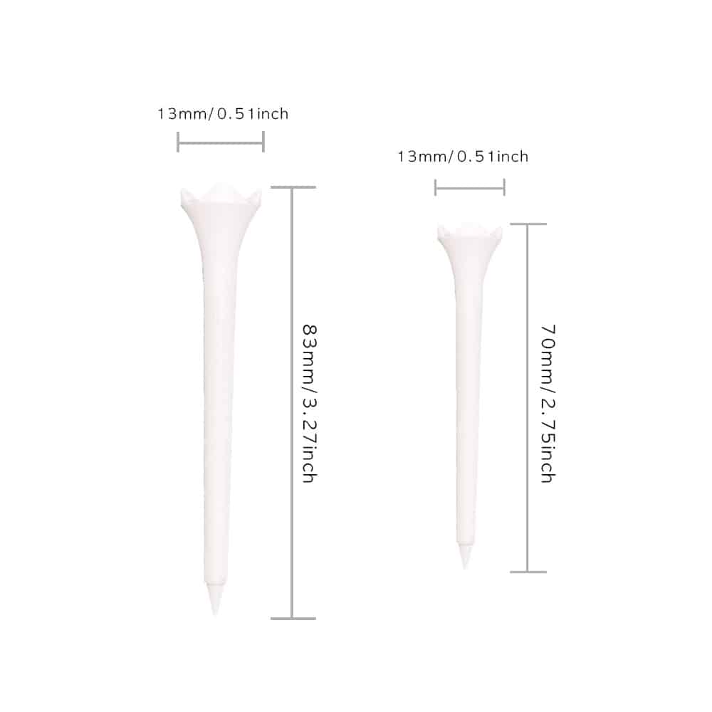 White Claw-Shaped ABS Golf Tees - 图片 4